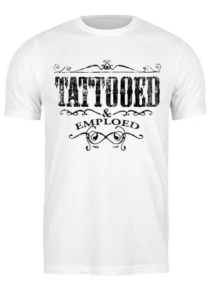 Заказать мужскую футболку в Москве. Футболка классическая Tattooed от Kostya  - готовые дизайны и нанесение принтов.
