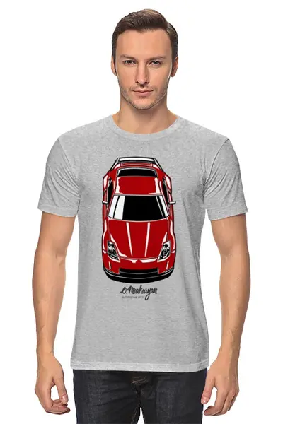 Заказать мужскую футболку в Москве. Футболка классическая Nismo 350Z от Oleg Markaryan - готовые дизайны и нанесение принтов.