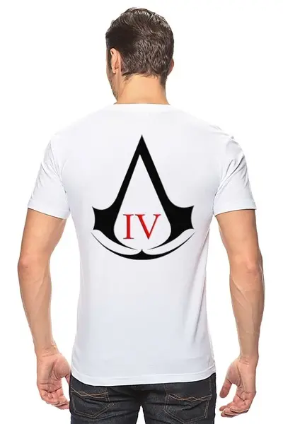 Заказать мужскую футболку в Москве. Футболка классическая Assassin's creed IV Black flag от dariel - готовые дизайны и нанесение принтов.