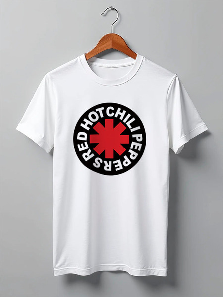 Заказать мужскую футболку в Москве. Футболка классическая Для фаната Red Hot Chili Peppers от rhcp - готовые дизайны и нанесение принтов.