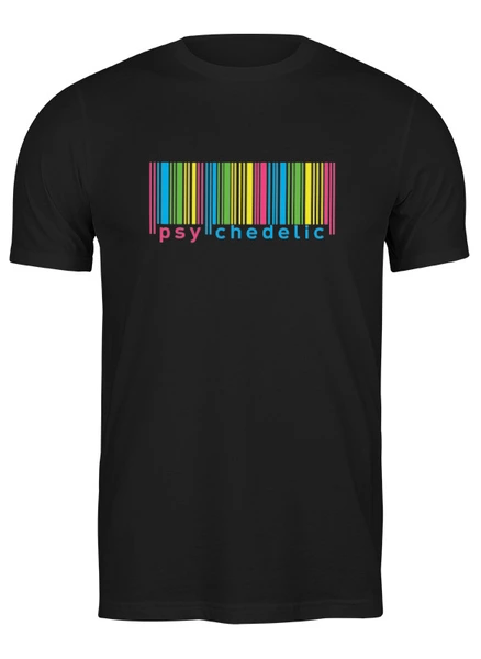 Заказать мужскую футболку в Москве. Футболка классическая Psychedelic от dmpdesign@inbox.ru - готовые дизайны и нанесение принтов.