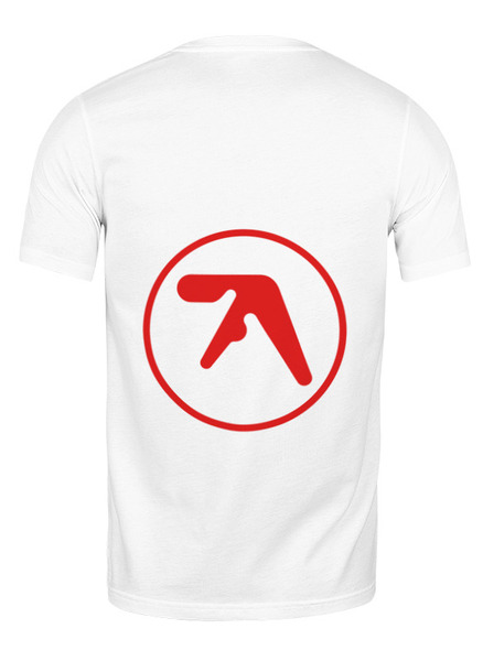 Заказать мужскую футболку в Москве. Футболка классическая Aphex Twin от Александр Папин - готовые дизайны и нанесение принтов.