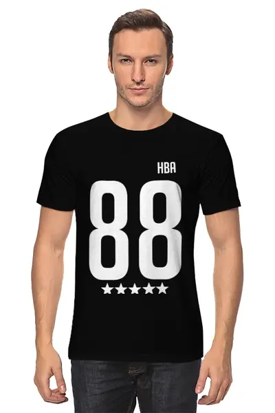 Заказать мужскую футболку в Москве. Футболка классическая HOOD BY AIR 88 ROCKY от vavleg - готовые дизайны и нанесение принтов.