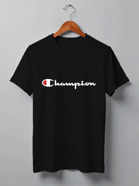Заказать мужскую футболку в Москве. Футболка классическая Champion от DESIGNER   - готовые дизайны и нанесение принтов.