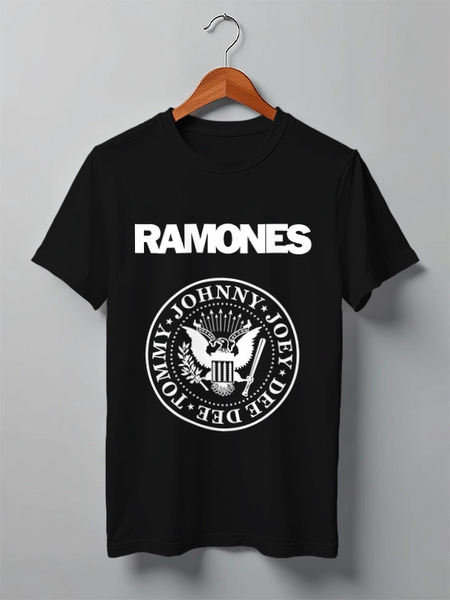 Заказать мужскую футболку в Москве. Футболка классическая Ramones  от rancid - готовые дизайны и нанесение принтов.