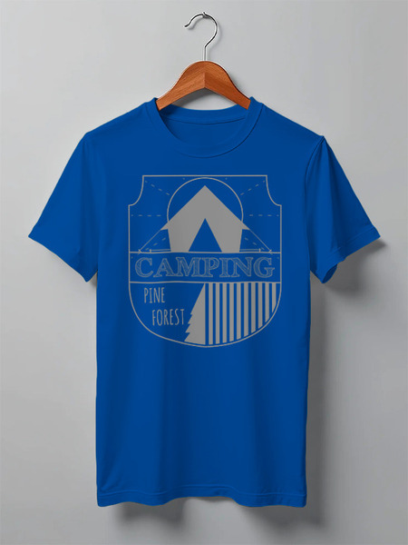 Заказать мужскую футболку в Москве. Футболка классическая Mountains от oneredfoxstore@gmail.com - готовые дизайны и нанесение принтов.