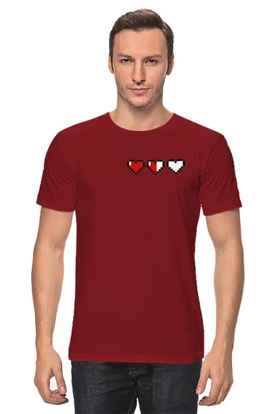 Заказать мужскую футболку в Москве. Футболка классическая Dendy от oneredfoxstore@gmail.com - готовые дизайны и нанесение принтов.