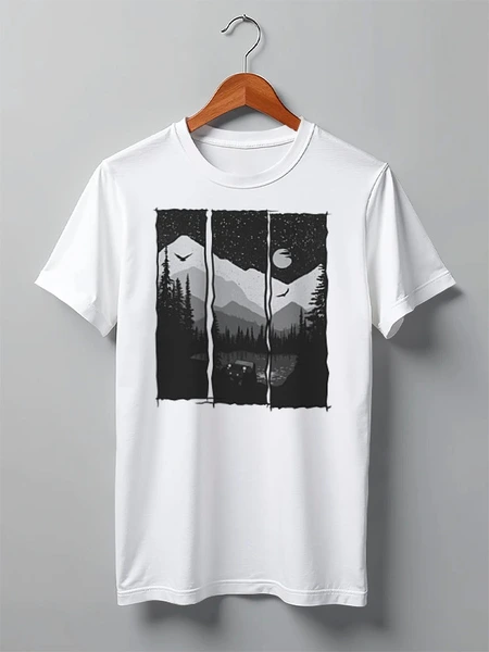 Заказать мужскую футболку в Москве. Футболка классическая Offroad от oneredfoxstore@gmail.com - готовые дизайны и нанесение принтов.