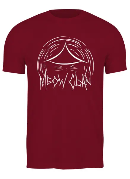 Заказать мужскую футболку в Москве. Футболка классическая Meow-Tang Clan от oneredfoxstore@gmail.com - готовые дизайны и нанесение принтов.