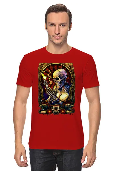Заказать мужскую футболку в Москве. Футболка классическая Фэнтези  от T-shirt print  - готовые дизайны и нанесение принтов.