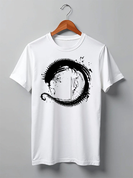 Заказать мужскую футболку в Москве. Футболка классическая Aliens от oneredfoxstore@gmail.com - готовые дизайны и нанесение принтов.