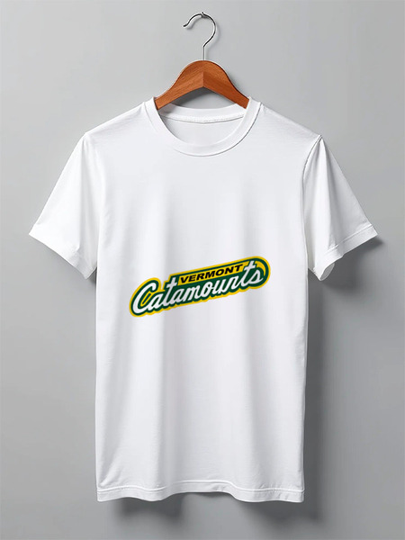 Заказать мужскую футболку в Москве. Футболка классическая Vermont Catamounts football от Hop Shop - готовые дизайны и нанесение принтов.