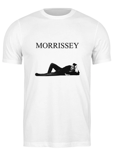 Заказать мужскую футболку в Москве. Футболка классическая Morrissey от Fedor - готовые дизайны и нанесение принтов.