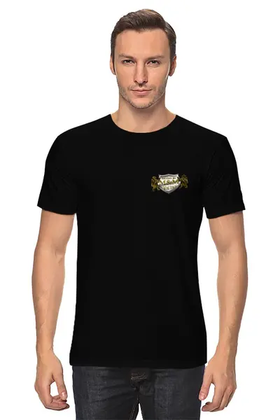 Заказать мужскую футболку в Москве. Футболка классическая M&M fashion от phonerus@mail.ru - готовые дизайны и нанесение принтов.