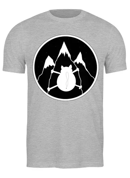 Заказать мужскую футболку в Москве. Футболка классическая Cats Here от oneredfoxstore@gmail.com - готовые дизайны и нанесение принтов.
