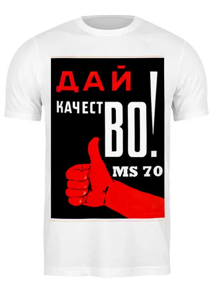 Заказать мужскую футболку в Москве. Футболка классическая качество от raritet - готовые дизайны и нанесение принтов.