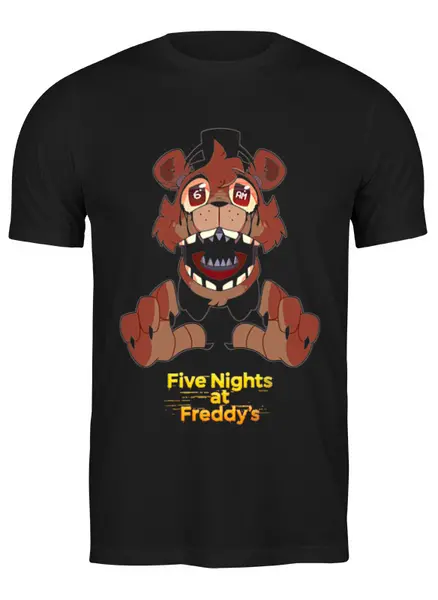 Заказать мужскую футболку в Москве. Футболка классическая ✪Five Nights at Freddy's✪ от balden - готовые дизайны и нанесение принтов.