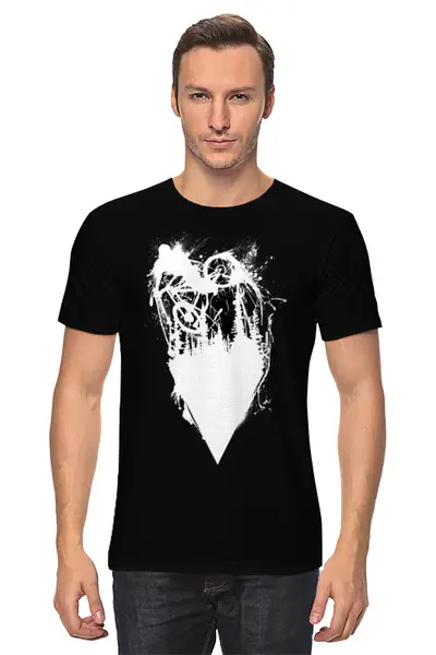 Заказать мужскую футболку в Москве. Футболка классическая Mountain Bike от oneredfoxstore@gmail.com - готовые дизайны и нанесение принтов.