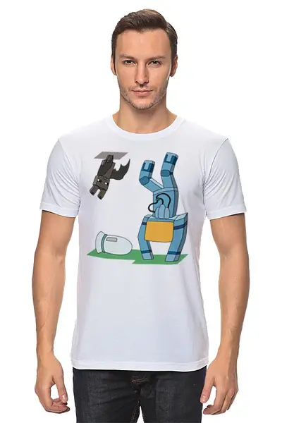 Заказать мужскую футболку в Москве. Футболка классическая Майнкрафт  от aleks_say - готовые дизайны и нанесение принтов.