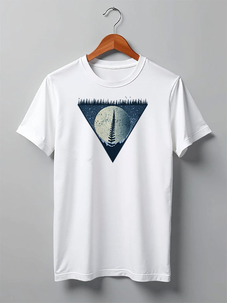 Заказать мужскую футболку в Москве. Футболка классическая Fern Space от oneredfoxstore@gmail.com - готовые дизайны и нанесение принтов.