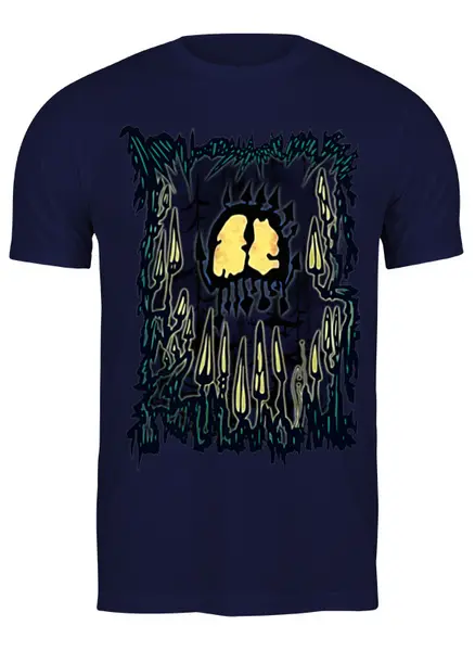 Заказать мужскую футболку в Москве. Футболка классическая Mushrooms Skull Creature от oneredfoxstore@gmail.com - готовые дизайны и нанесение принтов.