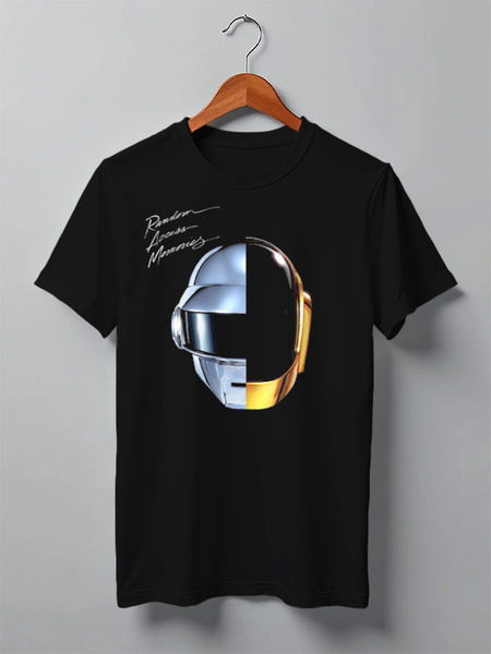 Заказать мужскую футболку в Москве. Футболка классическая Daft Punk - Random Access Memories от KinoArt - готовые дизайны и нанесение принтов.