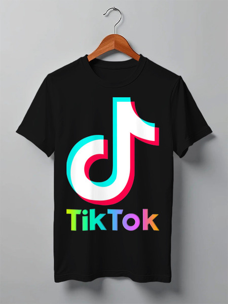 Заказать мужскую футболку в Москве. Футболка классическая TIK TOK (Tik Tok video) от vista12761@rambler.ru - готовые дизайны и нанесение принтов.