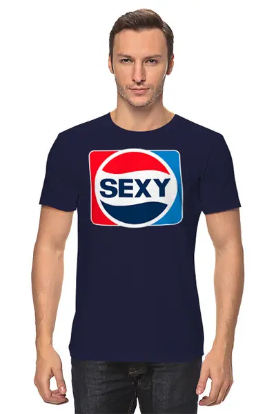 Заказать мужскую футболку в Москве. Футболка классическая SEXY   от balden - готовые дизайны и нанесение принтов.
