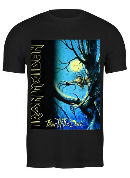 Заказать мужскую футболку в Москве. Футболка классическая Iron Maiden от Vladec11 - готовые дизайны и нанесение принтов.