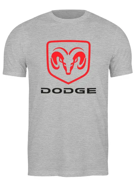 Заказать мужскую футболку в Москве. Футболка классическая Dodge от TheAndarz  - готовые дизайны и нанесение принтов.