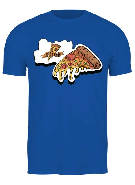 Заказать мужскую футболку в Москве. Футболка классическая Burgers от oneredfoxstore@gmail.com - готовые дизайны и нанесение принтов.