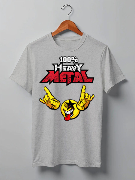 Заказать мужскую футболку в Москве. Футболка классическая Heavy Metal Art от Leichenwagen - готовые дизайны и нанесение принтов.