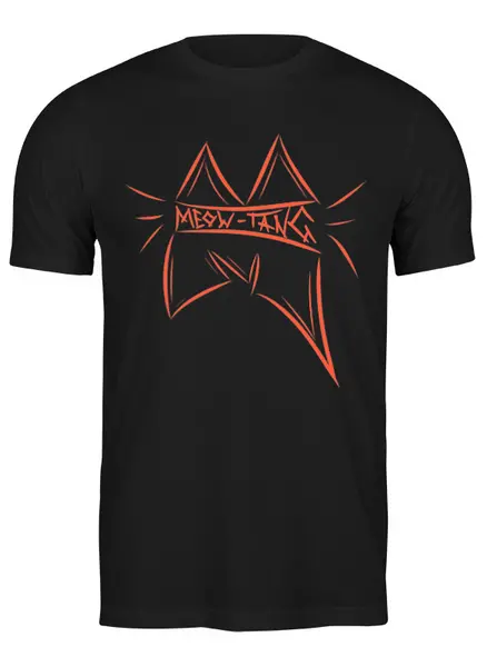 Заказать мужскую футболку в Москве. Футболка классическая Meow-Tang Clan от oneredfoxstore@gmail.com - готовые дизайны и нанесение принтов.