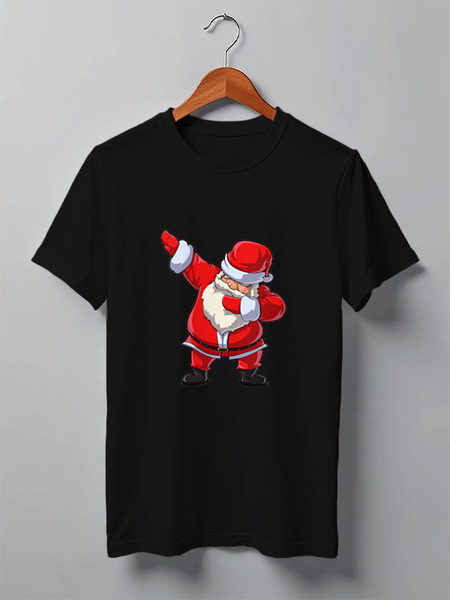 Заказать мужскую футболку в Москве. Футболка классическая Santa Dab от skynatural - готовые дизайны и нанесение принтов.