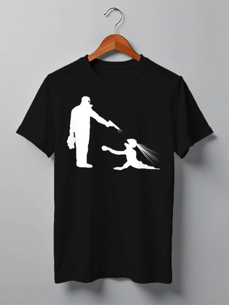 Заказать мужскую футболку в Москве. Футболка классическая Zombies от oneredfoxstore@gmail.com - готовые дизайны и нанесение принтов.