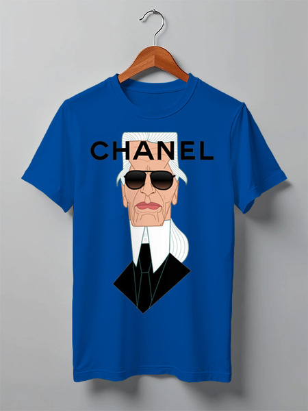 Заказать мужскую футболку в Москве. Футболка классическая Chanel от Leichenwagen - готовые дизайны и нанесение принтов.