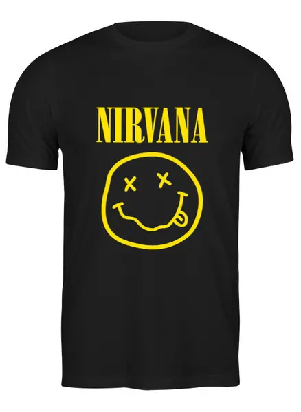 Заказать мужскую футболку в Москве. Футболка классическая Nirvana от geekbox - готовые дизайны и нанесение принтов.