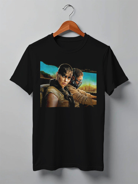 Заказать мужскую футболку в Москве. Футболка классическая Mad Max / Безумный Макс от KinoArt - готовые дизайны и нанесение принтов.