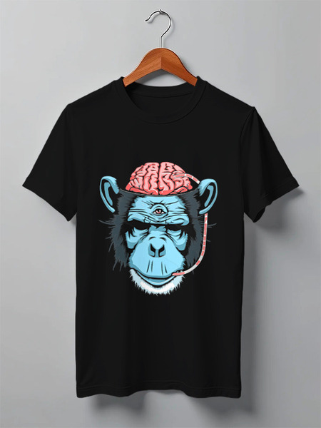 Заказать мужскую футболку в Москве. Футболка классическая BrainMonkey от priceless - готовые дизайны и нанесение принтов.