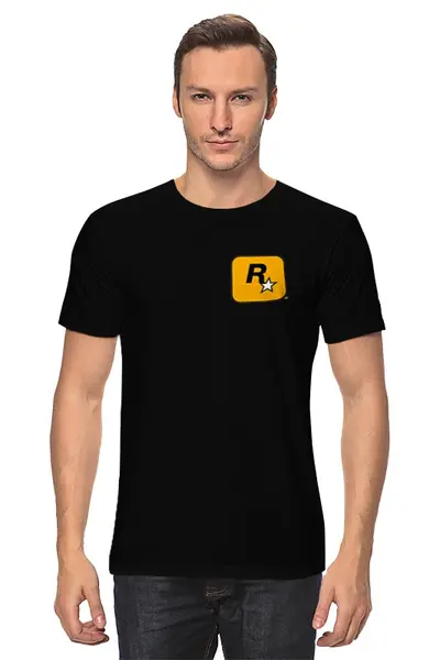 Заказать мужскую футболку в Москве. Футболка классическая Rockstar Style от Nalivaev - готовые дизайны и нанесение принтов.