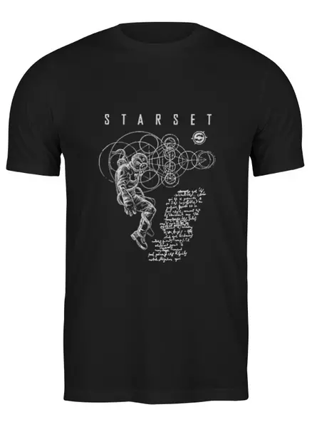 Заказать мужскую футболку в Москве. Футболка классическая Starset  от OEX design - готовые дизайны и нанесение принтов.