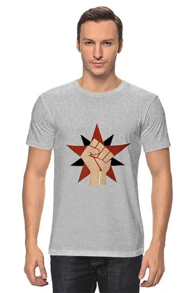 Заказать мужскую футболку в Москве. Футболка классическая хулиган от tito - готовые дизайны и нанесение принтов.