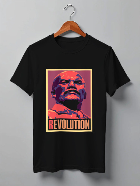 Заказать мужскую футболку в Москве. Футболка классическая Revolution от Fedor - готовые дизайны и нанесение принтов.