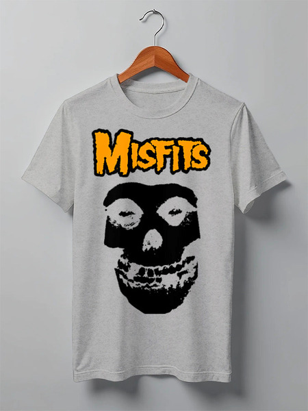 Заказать мужскую футболку в Москве. Футболка классическая Misfits  от Leichenwagen - готовые дизайны и нанесение принтов.