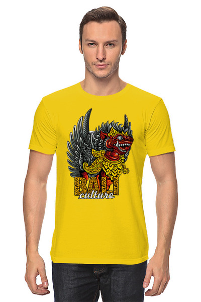 Заказать мужскую футболку в Москве. Футболка классическая  Бали  от Print design  - готовые дизайны и нанесение принтов.