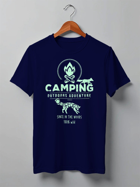 Заказать мужскую футболку в Москве. Футболка классическая Forest от oneredfoxstore@gmail.com - готовые дизайны и нанесение принтов.
