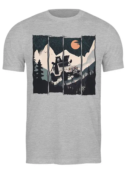 Заказать мужскую футболку в Москве. Футболка классическая Wild Riders от oneredfoxstore@gmail.com - готовые дизайны и нанесение принтов.