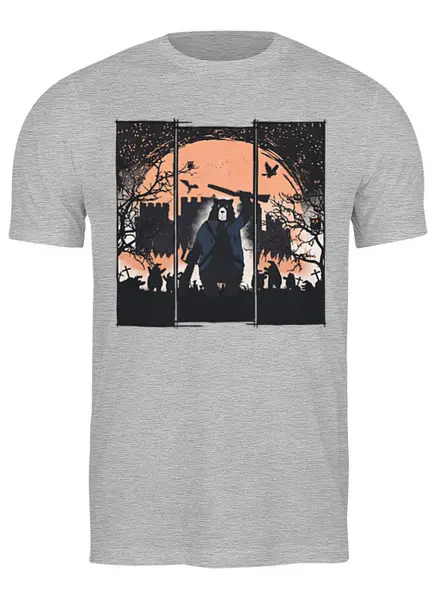 Заказать мужскую футболку в Москве. Футболка классическая Zombie Killer от oneredfoxstore@gmail.com - готовые дизайны и нанесение принтов.