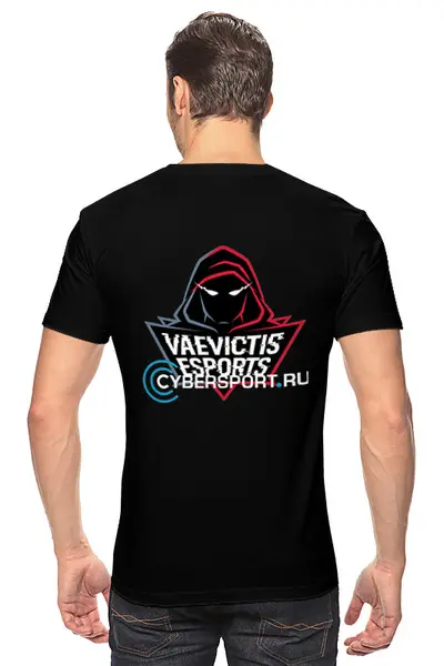Заказать мужскую футболку в Москве. Футболка классическая VAEVICTIS ESPORTS от robus - готовые дизайны и нанесение принтов.