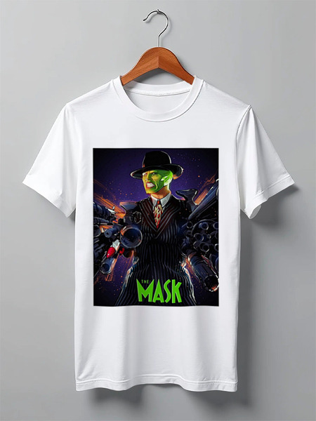 Заказать мужскую футболку в Москве. Футболка классическая Маска / The Mask от kino.printio.ru - готовые дизайны и нанесение принтов.